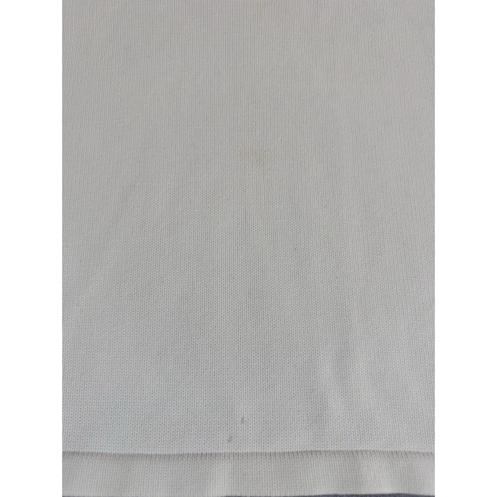 Y2K Lauren Ralph Lauren Jeans Co Sweater Womens PM White Cotton RL Crest Petite - Picture 2 of 10